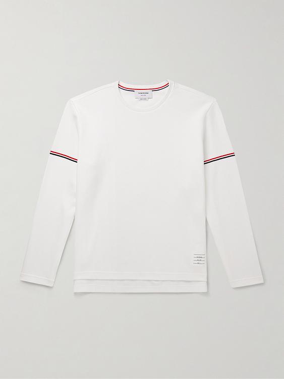 White long sleeve t-shirt from Thom Browne