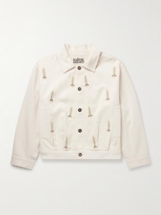 White casual jacket from Kartik Research