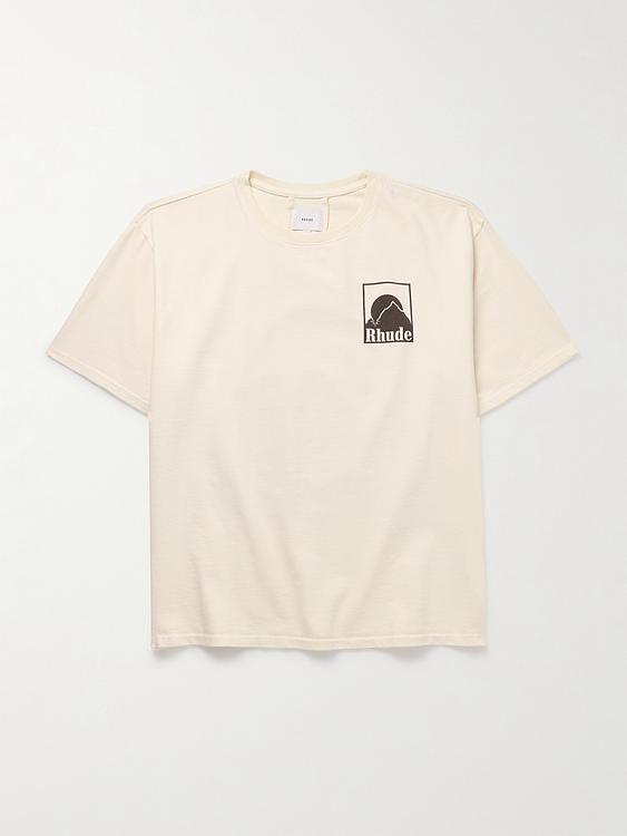 White t-shirt from Rhude