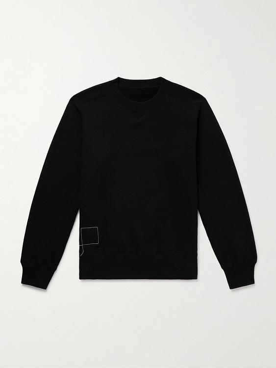 Black sweatshirt from Sacai