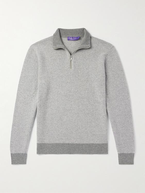Grey half-zip from Ralph Lauren Purple Label