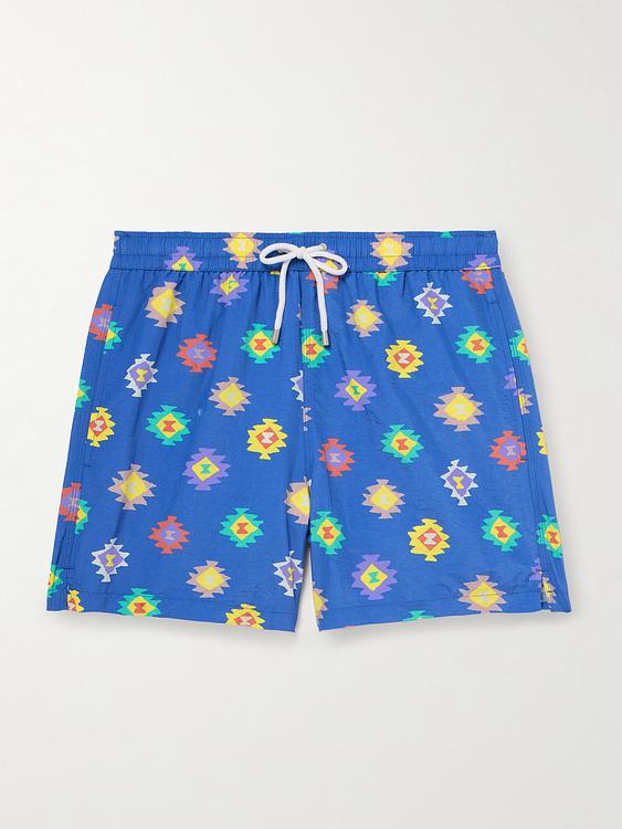 Blue swim shorts from Drake's