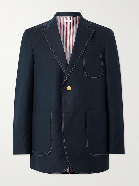 Black blazer from Thom Browne