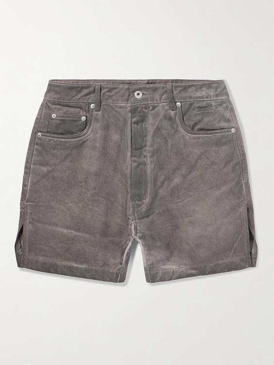 Grey chino shorts from Drkshdw By Rick Owens