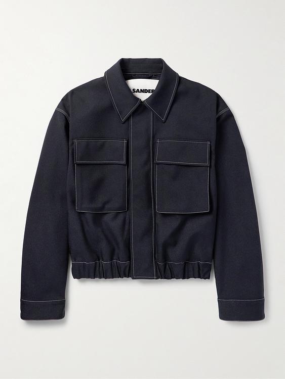 Black casual jacket from Jil Sander