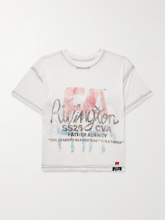 Print white t-shirt from Rrr123
