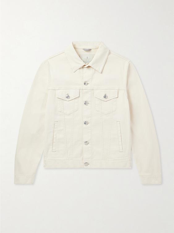 White overshirt from Brunello Cucinelli