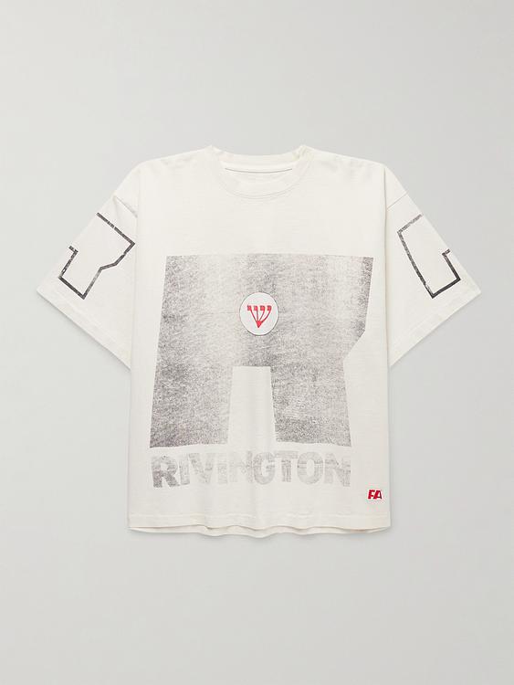 Print white t-shirt from Rrr123