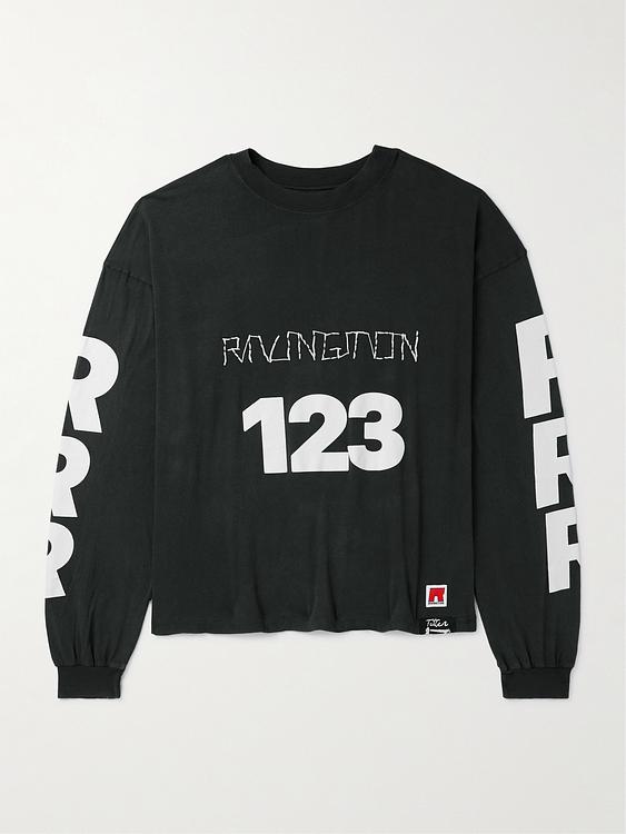 Print black sweatshirt from Rrr123