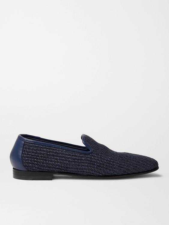 Black loafers from Manolo Blahnik