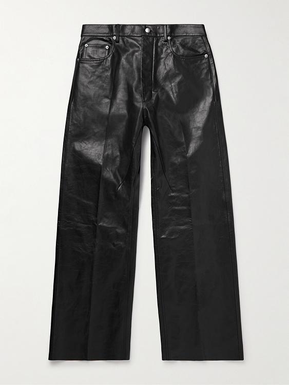 Black casual trousers from Rick Owens