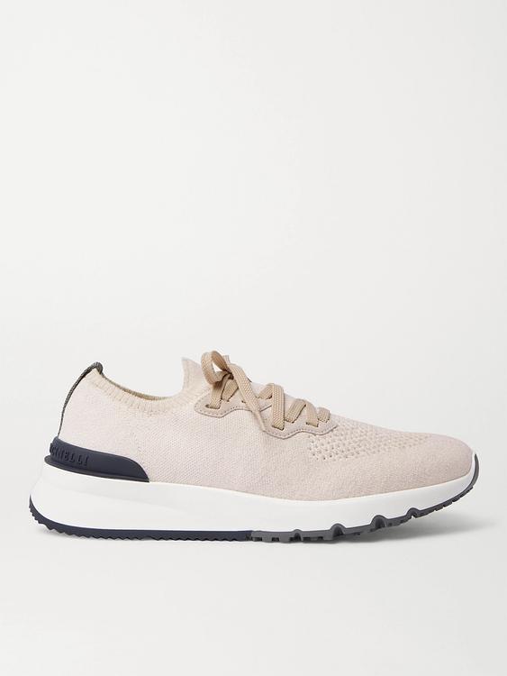 White sneakers from Brunello Cucinelli