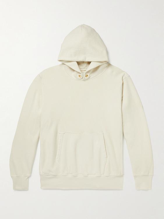 White hooded sweatshirt from Les Tien