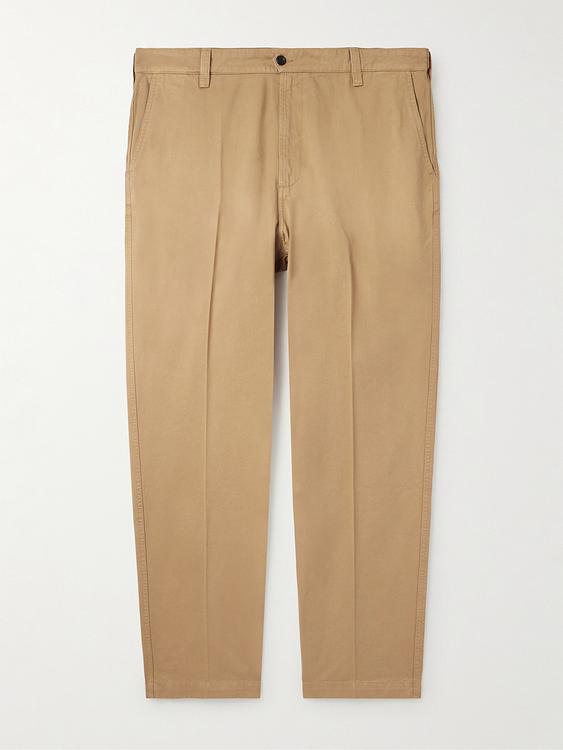 Taupe chinos from Drake's
