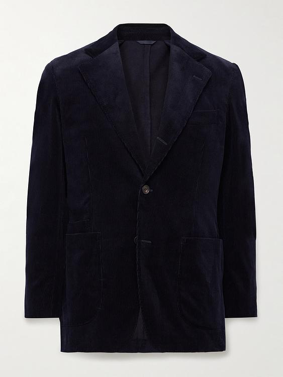 Black suit jacket from Drake's