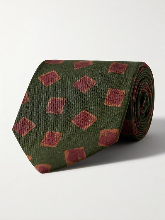 Multicolor tie from Drake's