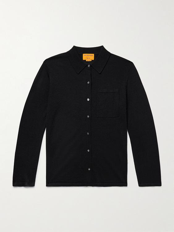 Black casual shirt from Guest In Residence
