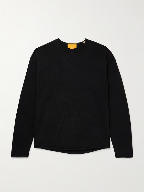 Black cashmere sweater from Guest In Residence