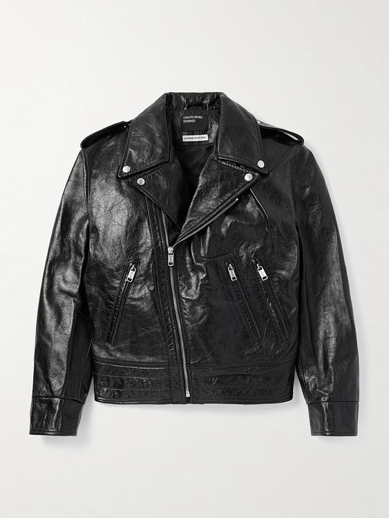 Black leather jacket from Enfants Riches Déprimés