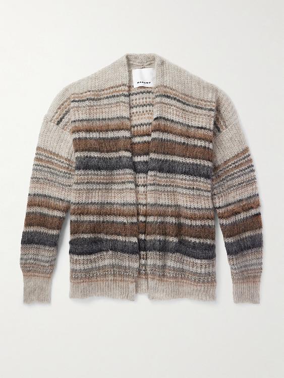 Striped grey cardigan from Marant