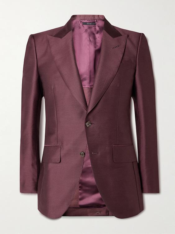 Brown suit jacket from Tom Ford