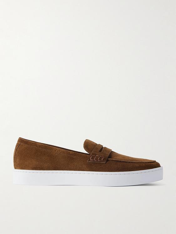 Brown loafers from Manolo Blahnik