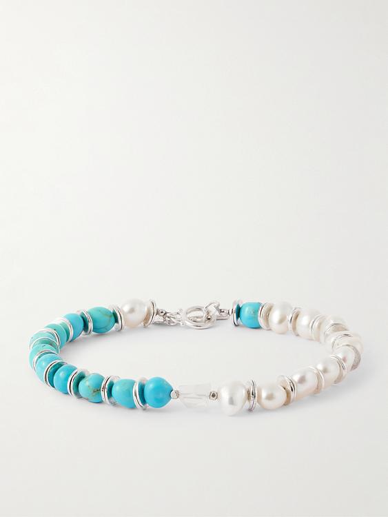 White bracelet from Peyote Bird