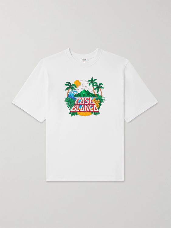 Print white t-shirt from Casablanca
