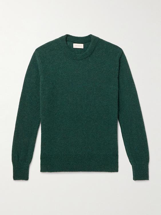 Dark green sweater from Oliver Spencer