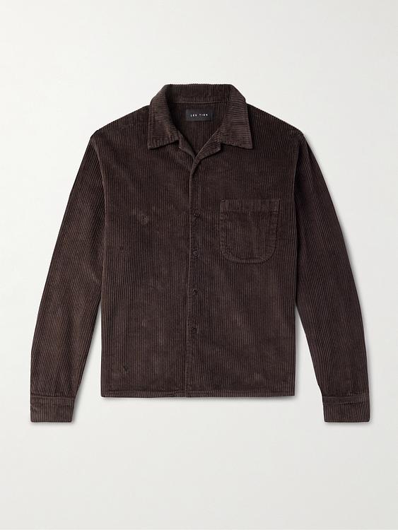 Dark brown casual jacket from Les Tien