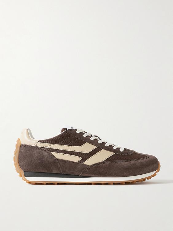 Dark brown sneakers from Tom Ford