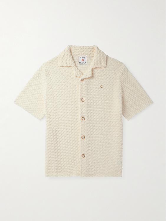 White short sleeve shirt from Casablanca
