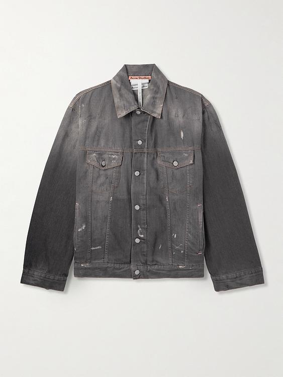 Dark grey denim jacket from Acne Studios