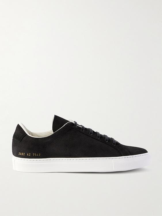 Black sneakers from Common Projects