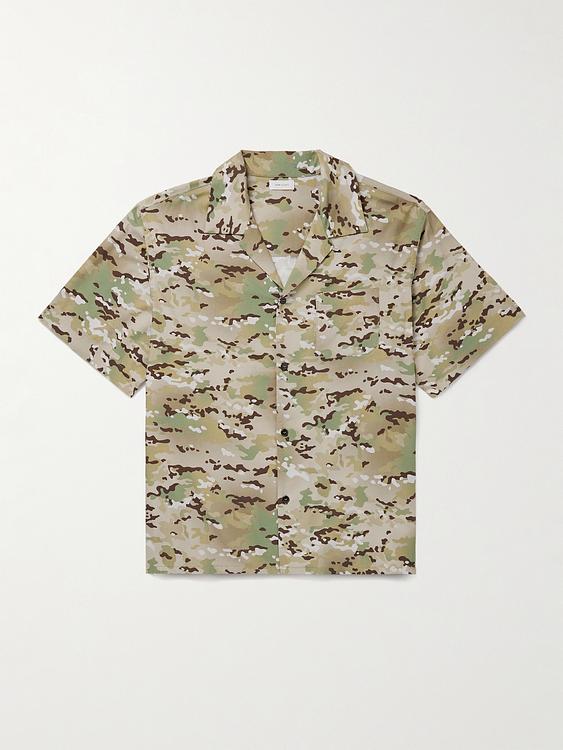 Taupe short sleeve shirt from John Elliott