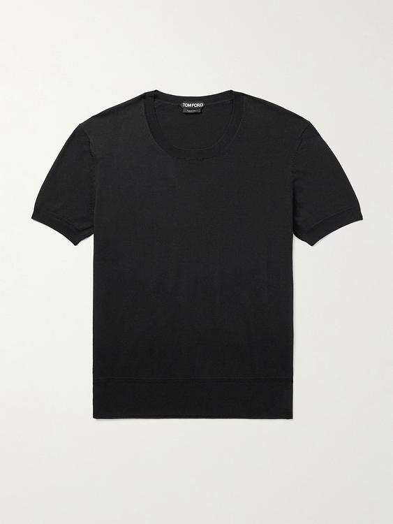 Black t-shirt from Tom Ford