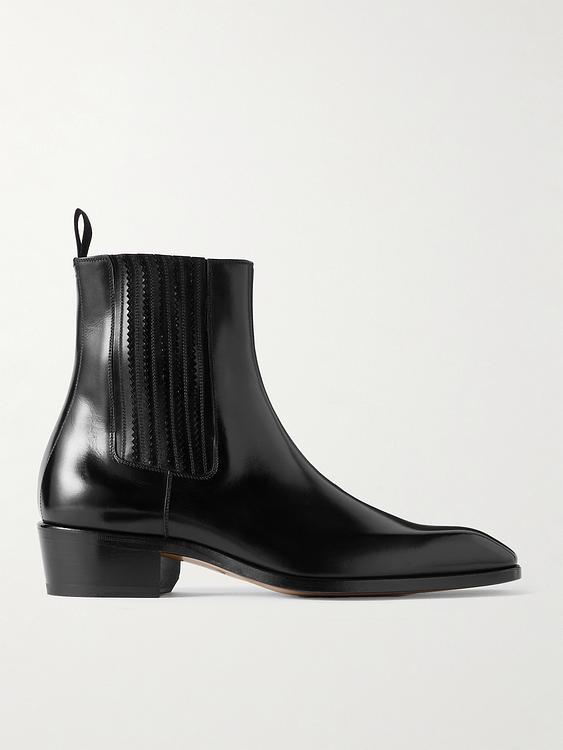 Black chelsea boots from Tom Ford