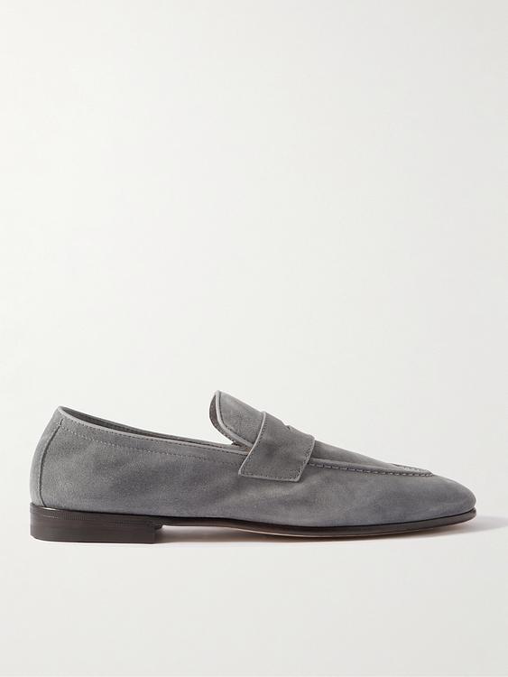 Grey loafers from Brunello Cucinelli