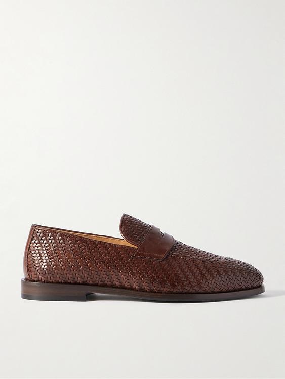 Dark brown loafers from Brunello Cucinelli