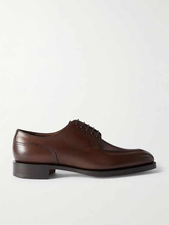 Dark brown derby shoes from Edward Green