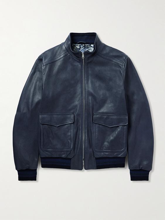 Dark grey bomber jacket from Etro