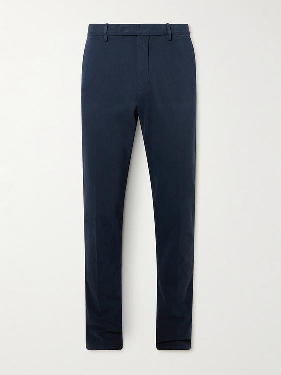 Black chinos from Boglioli