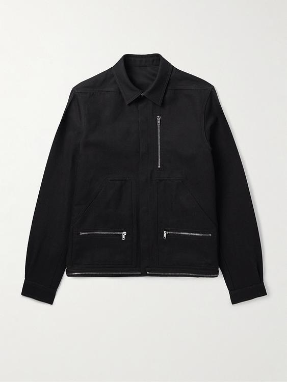 Black overshirt from Rick Owens