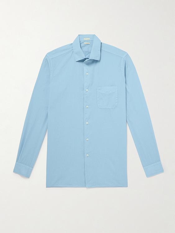 Light blue casual shirt from Massimo Alba