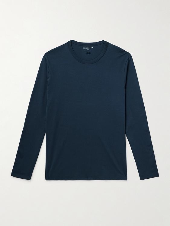 Black long sleeve t-shirt from Derek Rose