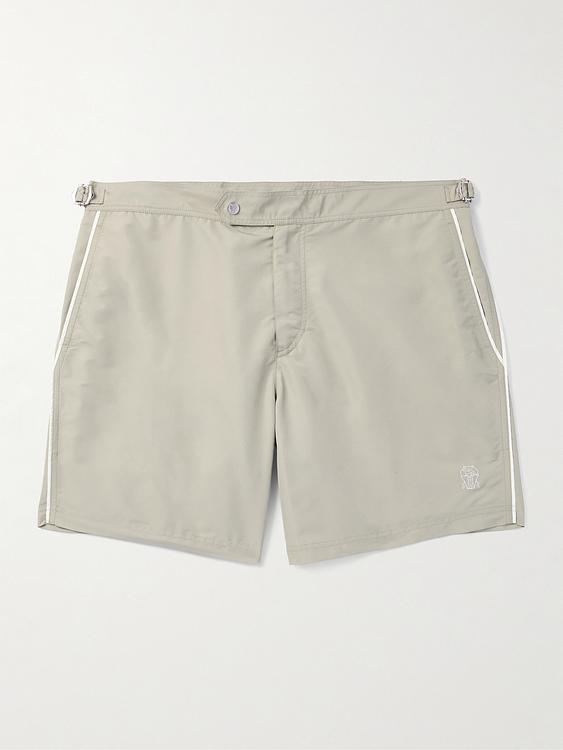 Beige swim shorts from Brunello Cucinelli