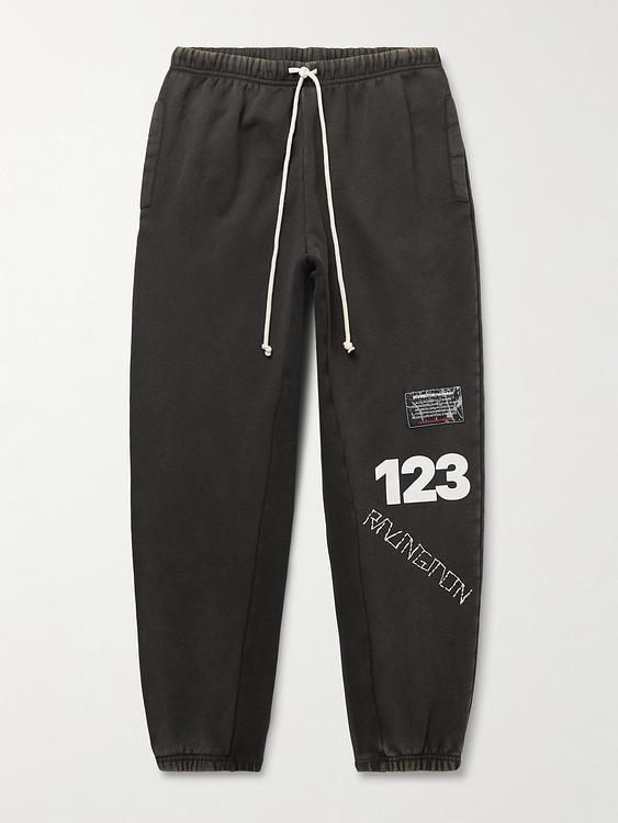 Print black sweatpants from Rrr123