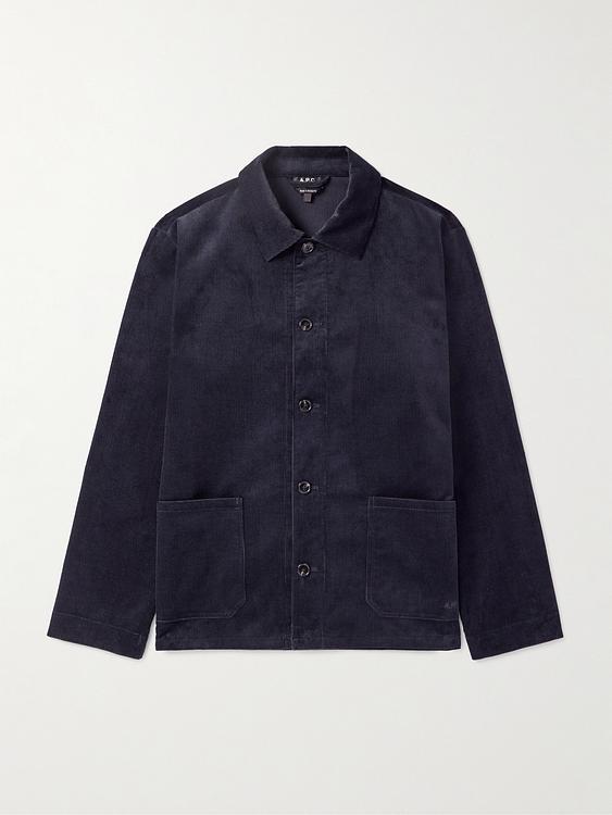Black overshirt from A.P.C