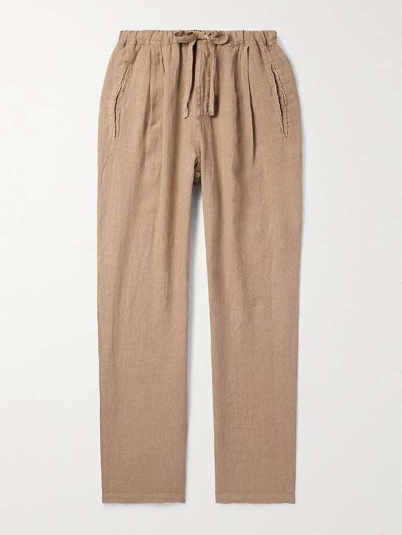 Grey drawstring trousers from Massimo Alba