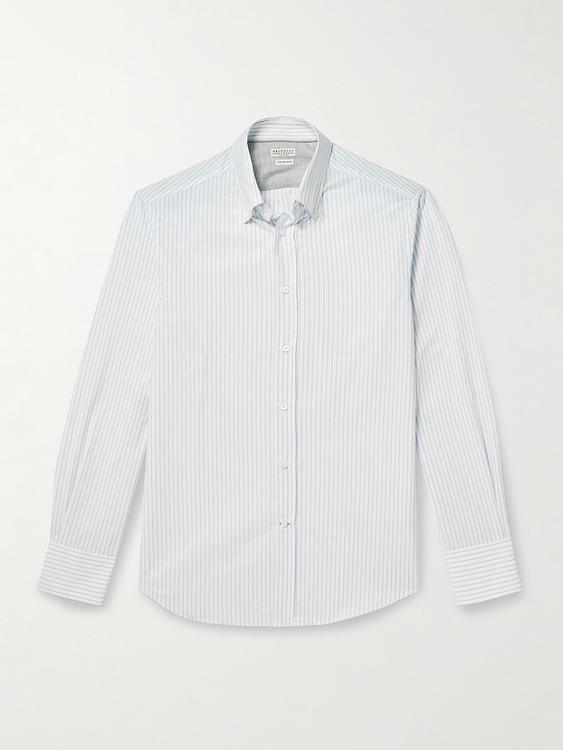 White casual shirt from Brunello Cucinelli
